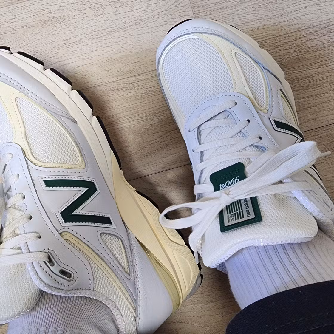 Teddy Santis x New Balance 990v4 Made in USA 'White Green' U990TC4 Teddy Santis x New Balance 990v4 Made in USA 'White Green' U990TC4